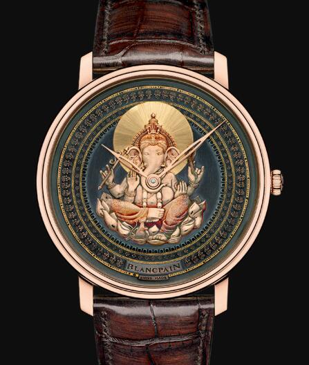 Review Blancpain Métiers d'Art Watches for sale Blancpain Shakudō Replica Watch Cheap Price 6615 3615 55B